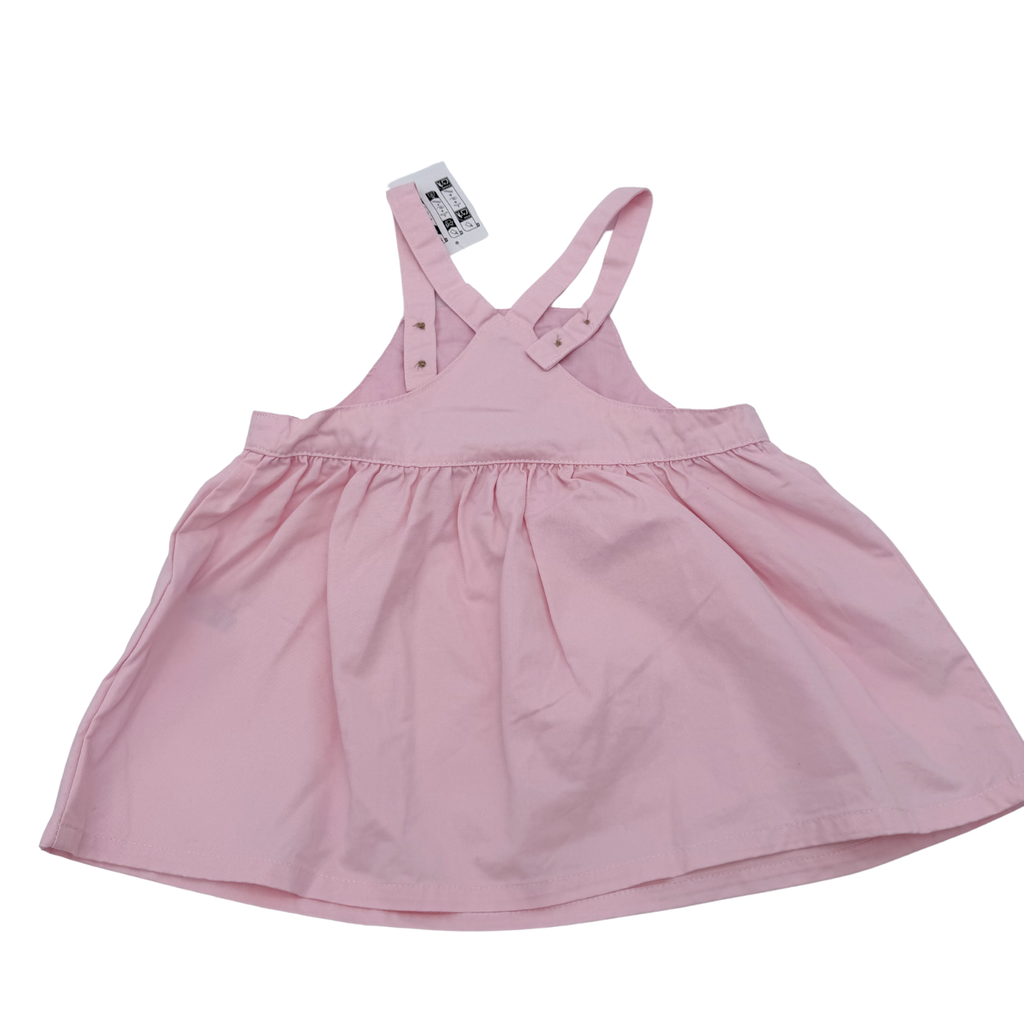 Robe à bretelles rose pâle — 18 mois