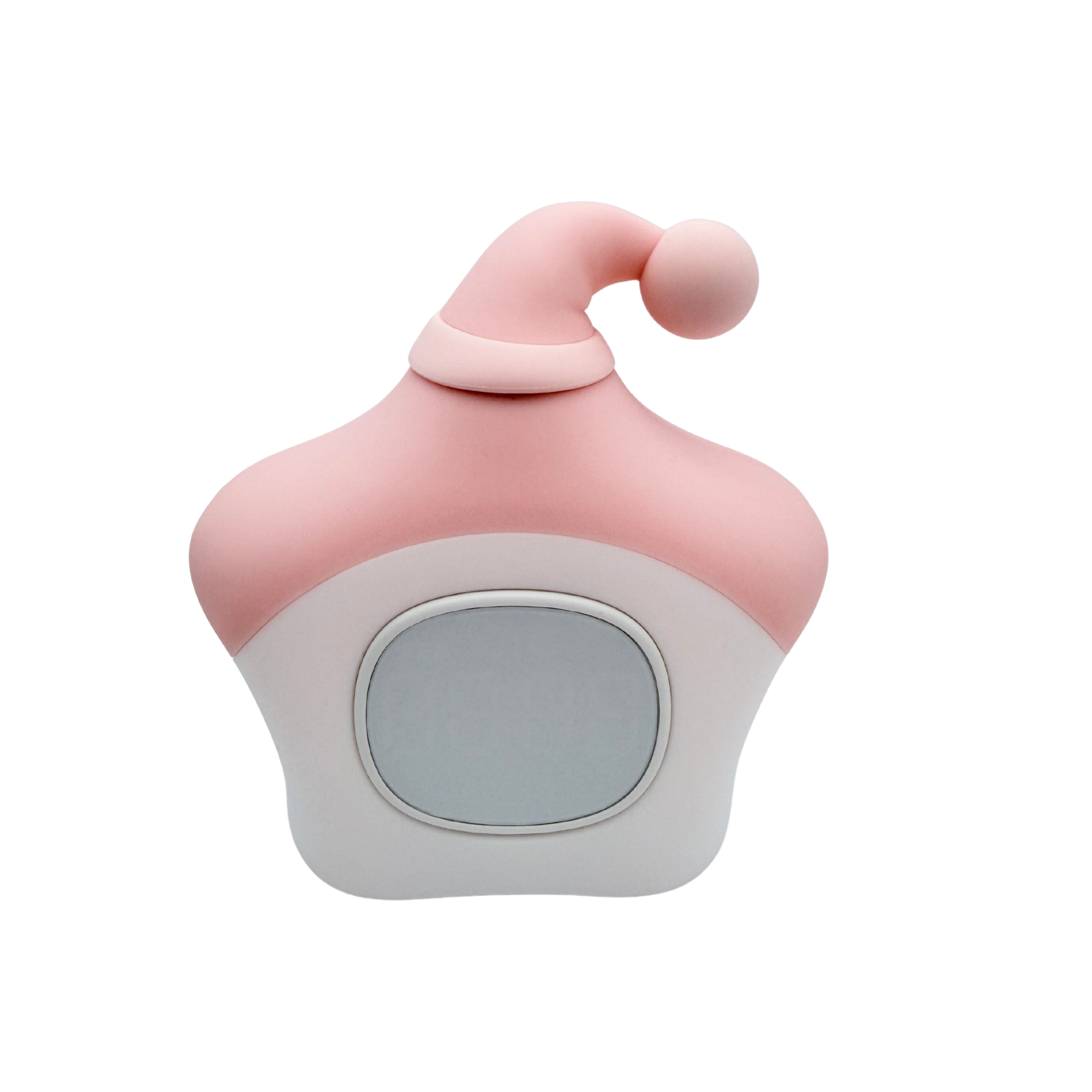 Veilleuse LED rechargeable rose avec réveil