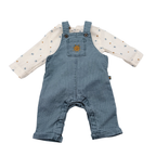 Ensemble salopette et chemise - 3 mois