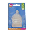 Tétine de biberon Intuition 3 vitesses en silicone – Dès 12 mois