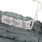 Ensemble chemise rayée et short vert bébé - 18 mois