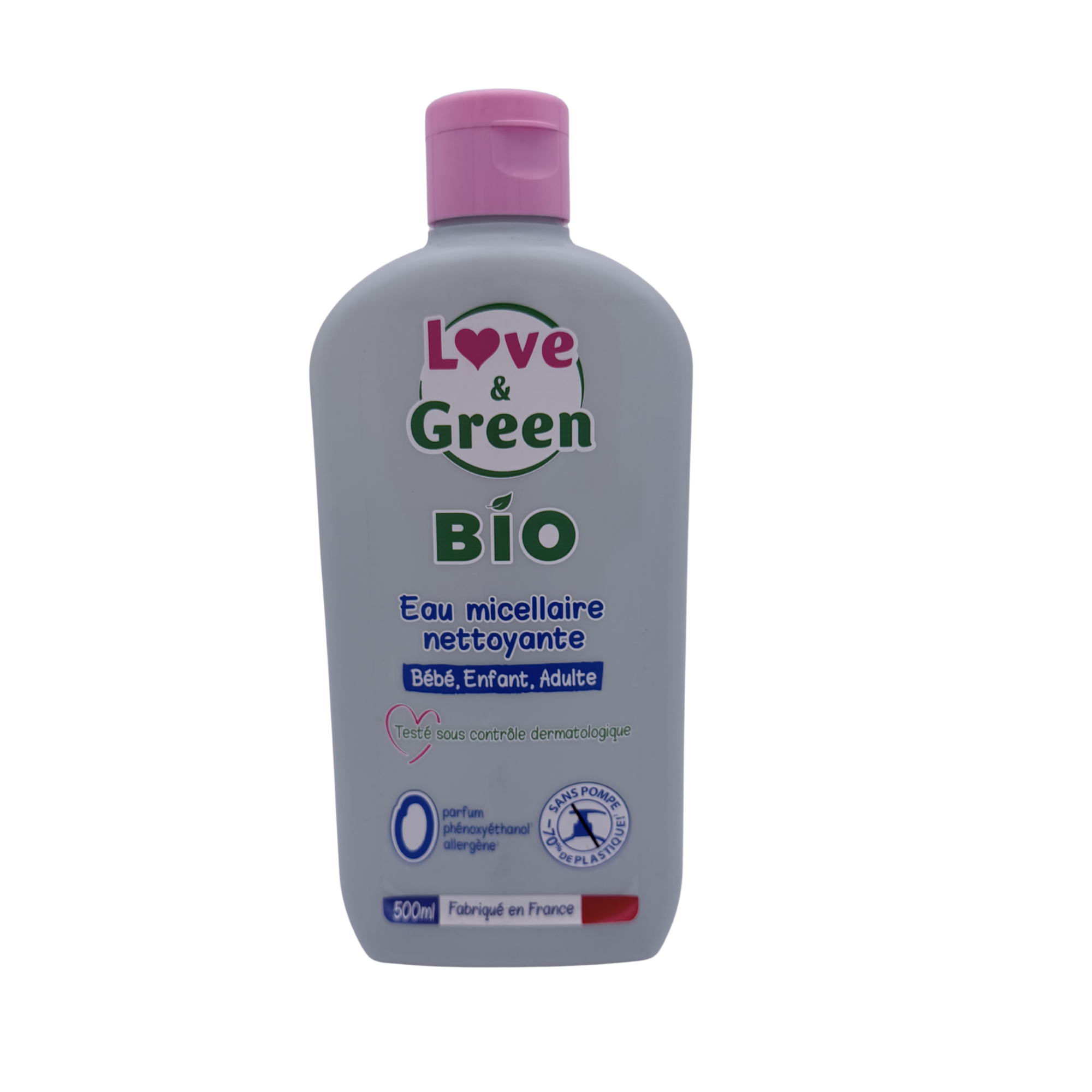 Eau micellaire nettoyante Bio — 500 ml