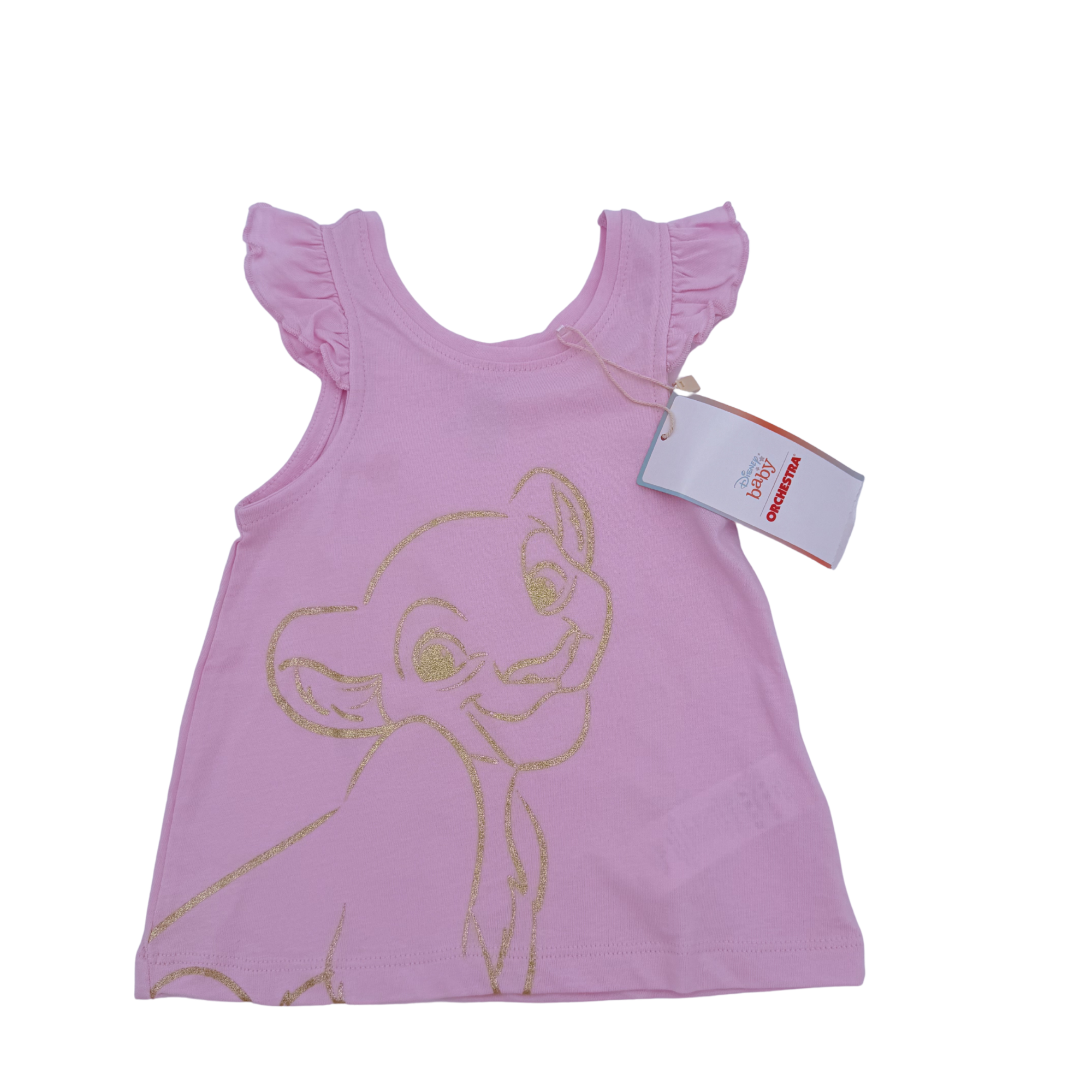 Débardeur rose Bambi Disney Baby — 12 mois
