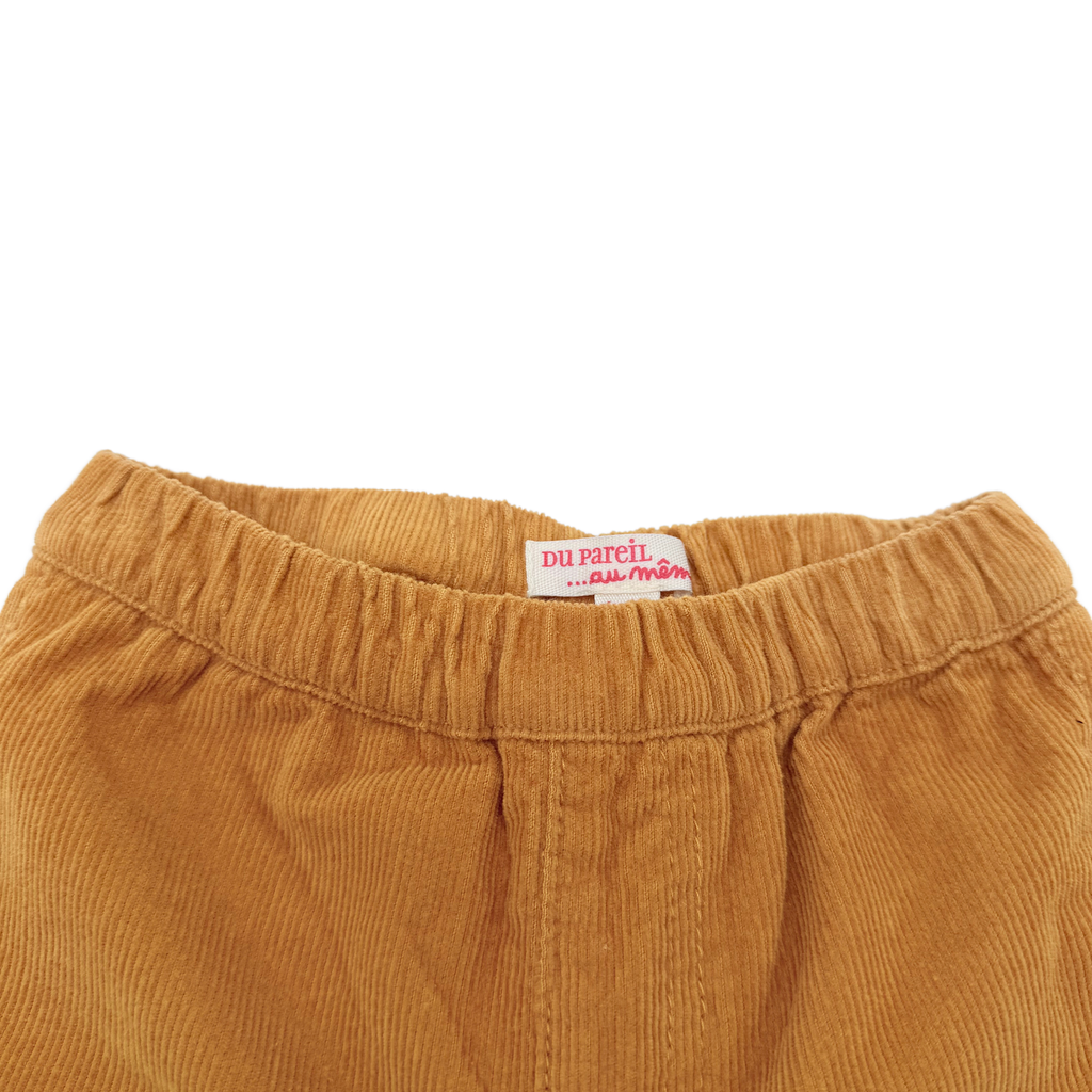Pantalon moutarde en velours côtelé - 6 mois