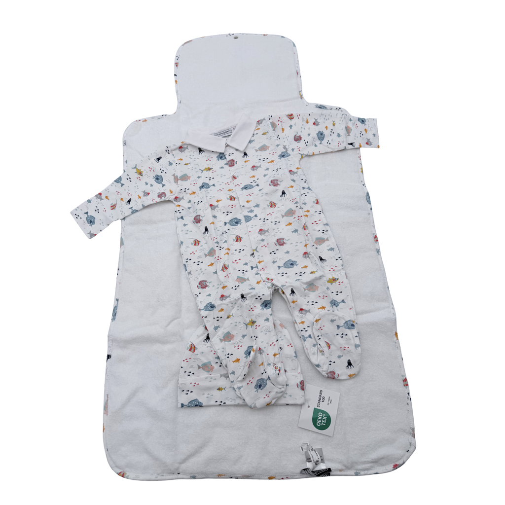 Set nomade drôles de poissons — 6 mois
