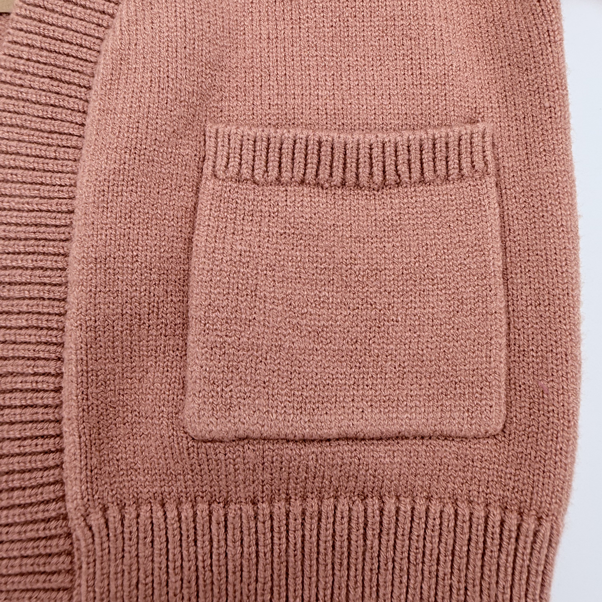 Gilet maille vieux rose — 18 mois