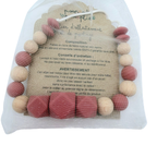 Collier de portage et d’allaitement en bois et silicone – Rose