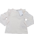 Lot de 2 t-shirts manches longues écru et vert - 24 mois