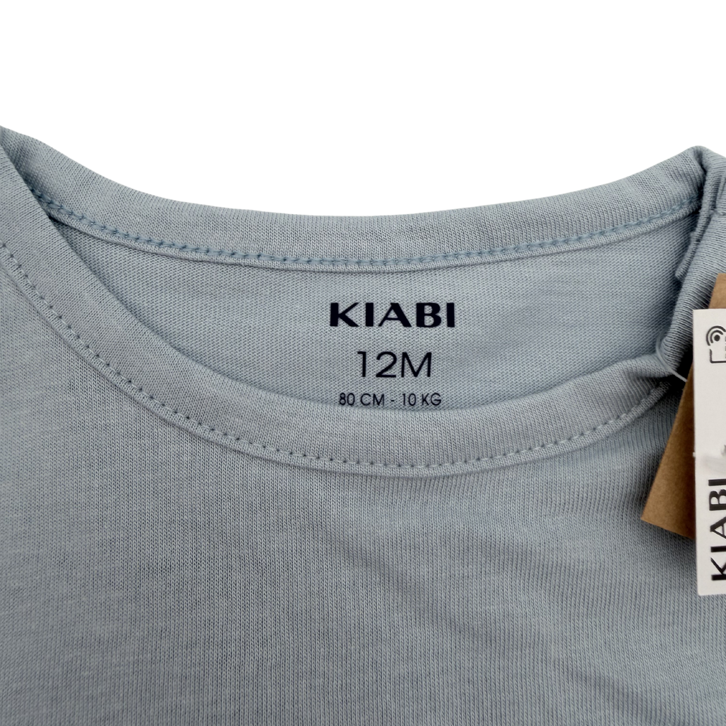 T-shirt bleu imprimé « Give me Hugs » — 12 mois