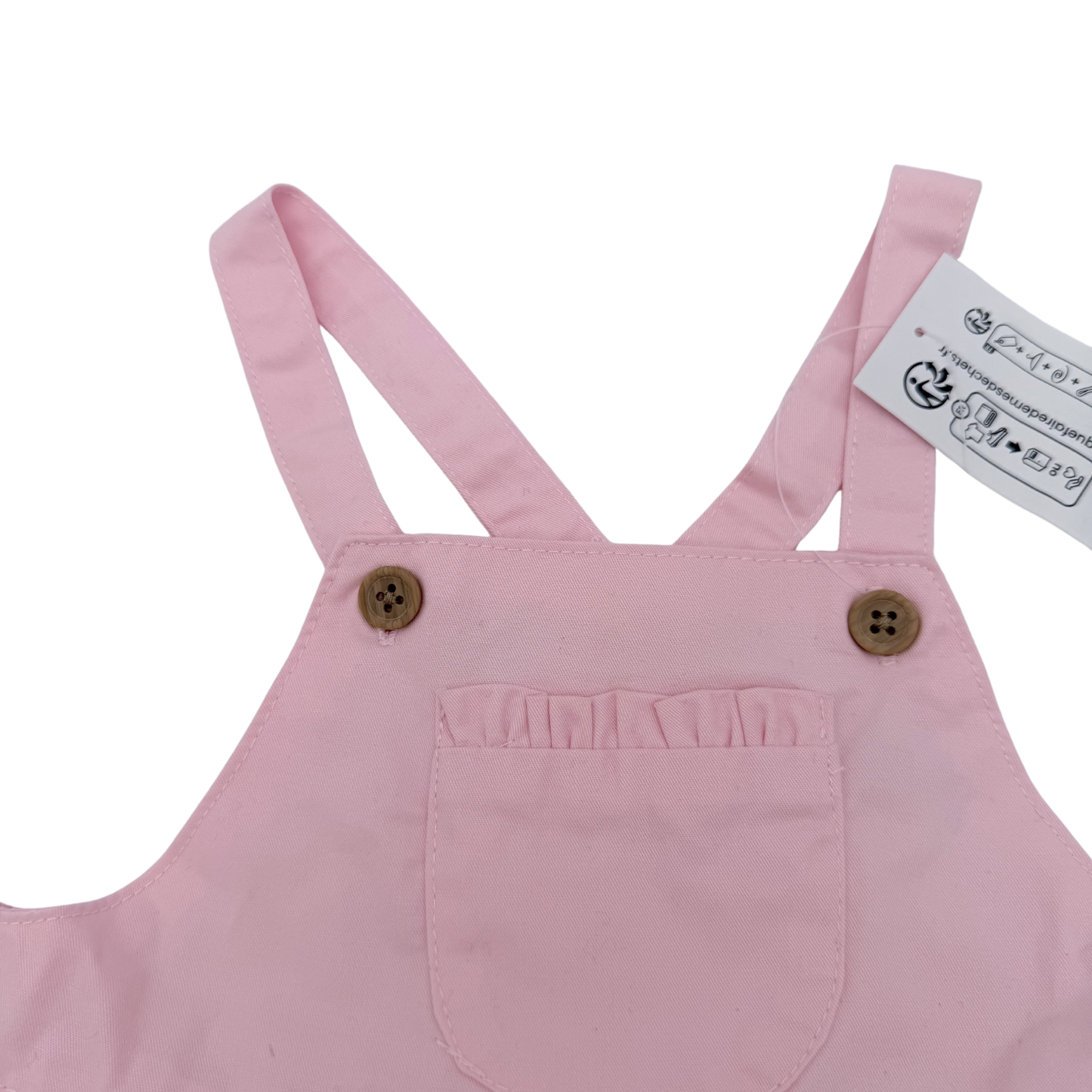 Robe à bretelles rose pâle — 18 mois