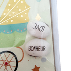 Carte illustrée « Graine de Bébé » à graines gravées