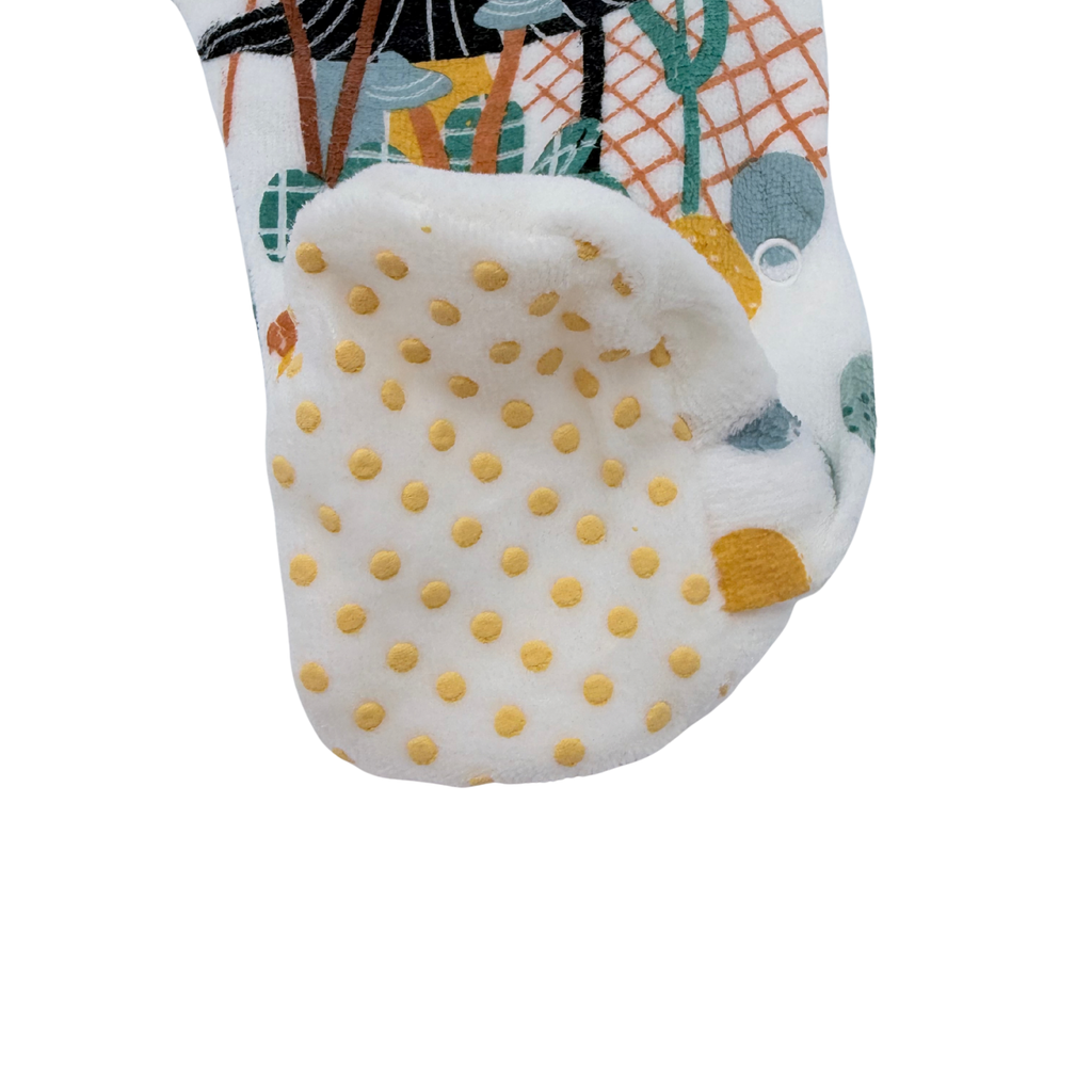 Pyjama bébé écru motif animaux et nature - 3 mois