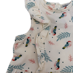 Robe écrue imprimé oiseaux - 18 mois