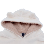 Sweat à capuche écru tout doux - 24-36 mois