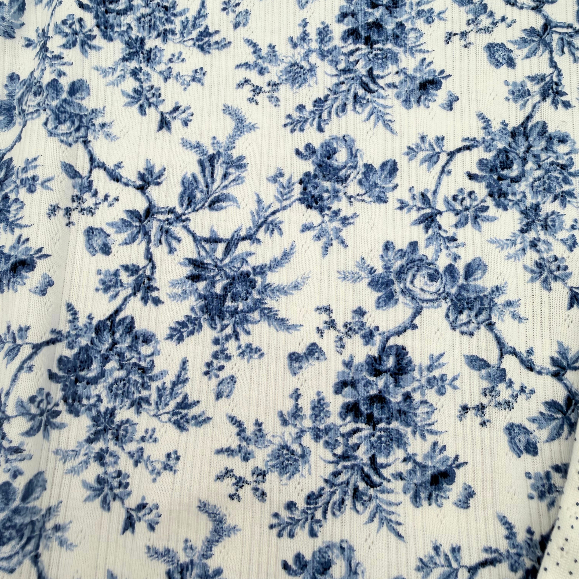 Lot de 2 bodies bébé fille à fleurs bleues Laura Ashley - 9-12 mois