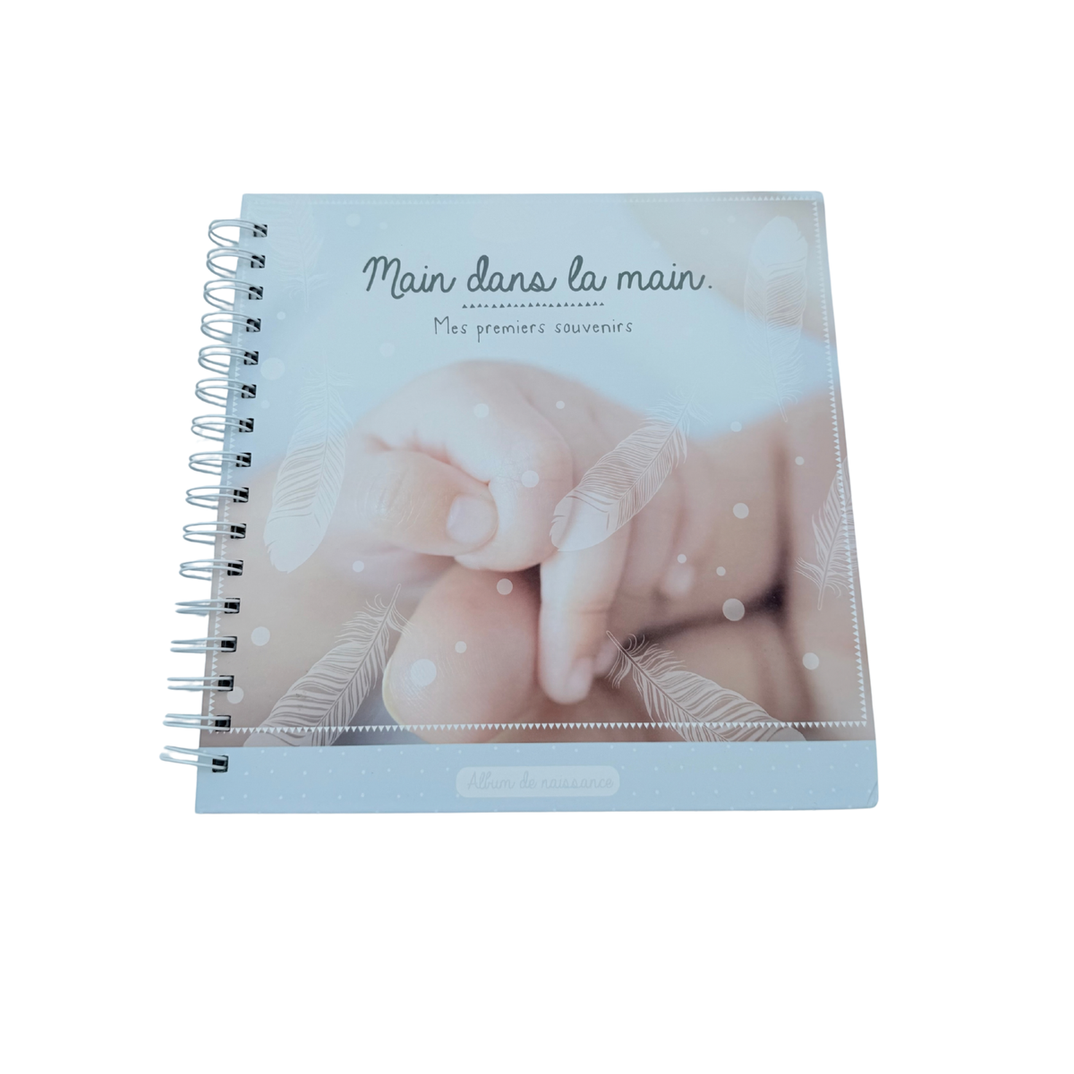 Album de naissance avec kit empreinte