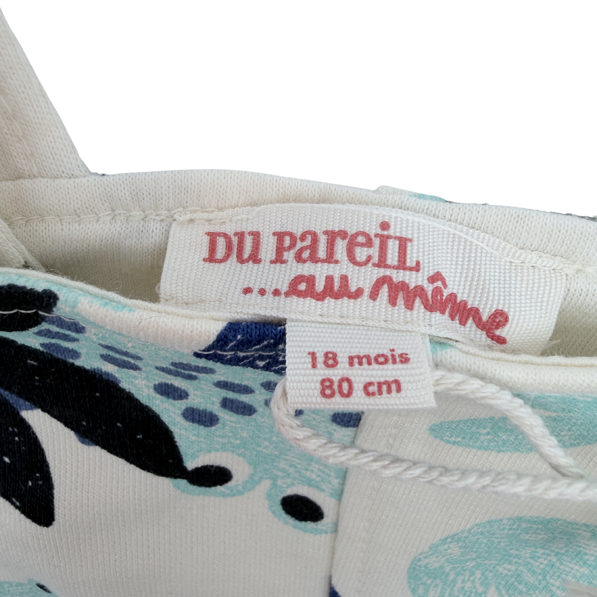 Combishort imprimé jungle animaux — 18 mois