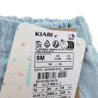 Pantalon en jean bébé Mickey bleu clair - 9 mois