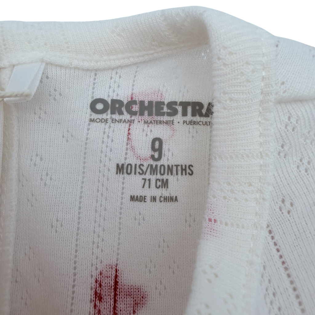 Pyjama dors-bien imprimé cœurs - 9 mois