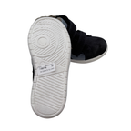 Baskets montantes bleu marine fourrées à scratchs - 29