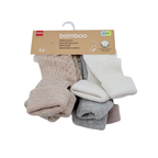 Lot de 5 paires de chaussettes en bambou – 6-12 mois