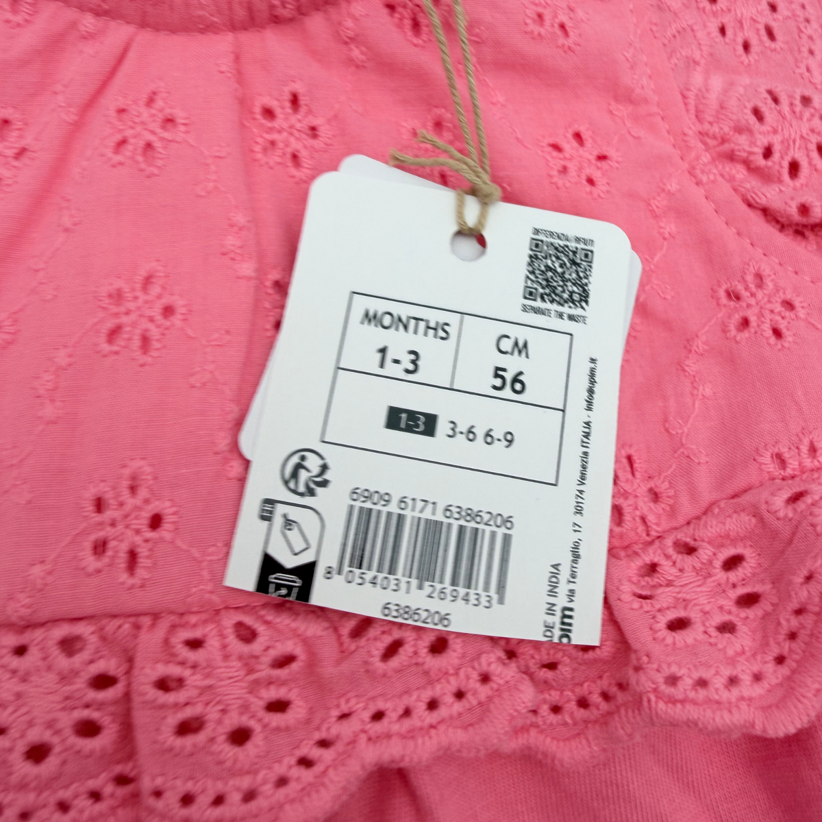 Ensemble fille Stitch & Angel rose - 1-3 mois