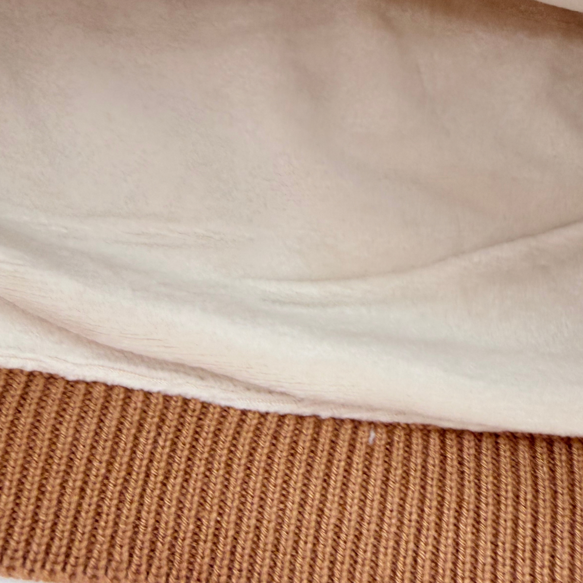 Pull bébé tricolore motif chien en relief – 3 mois