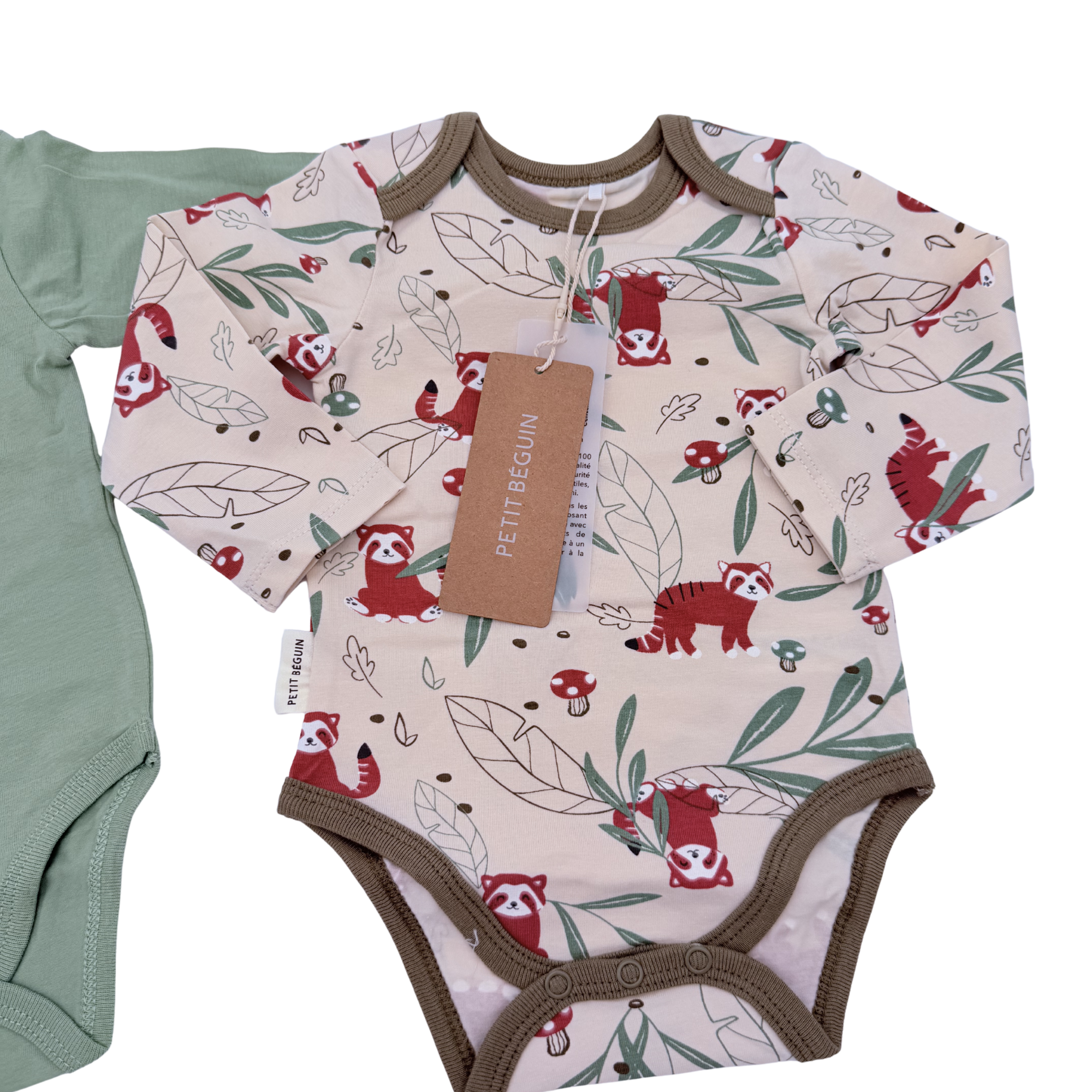 Lot de 2 bodies  — 6 mois
