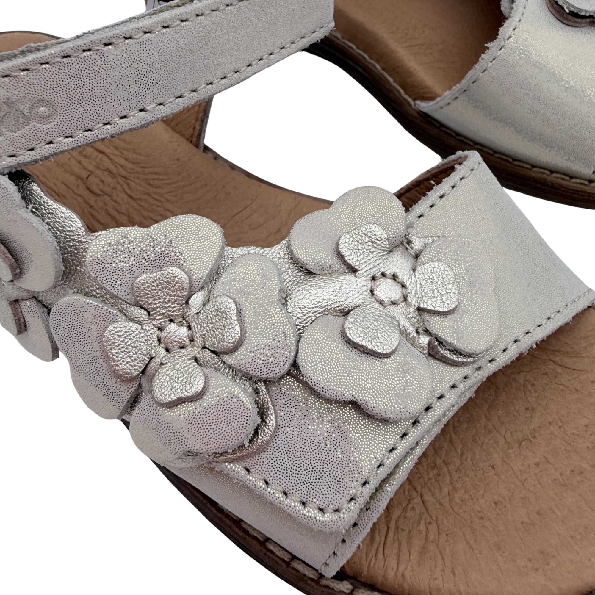 Sandales champagne fleurs — 28