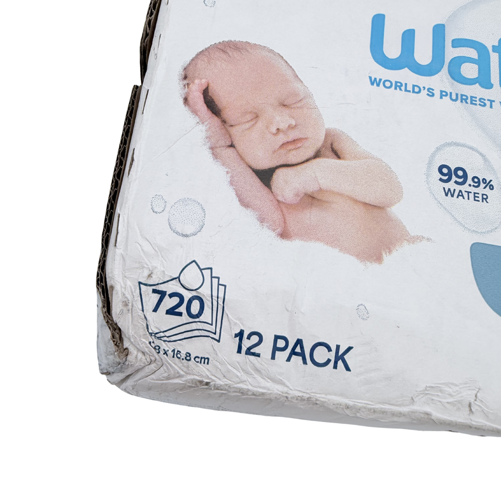 Lingettes bébé sensibles – Lot de 12 paquets (720 lingettes)