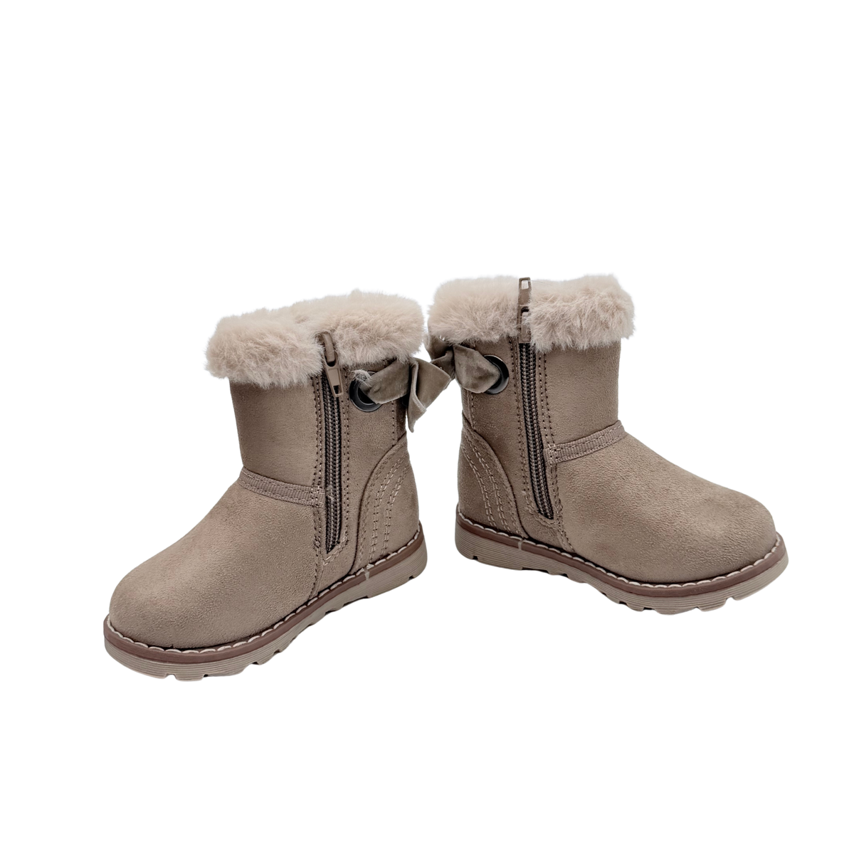Bottines fourrées beige - 22