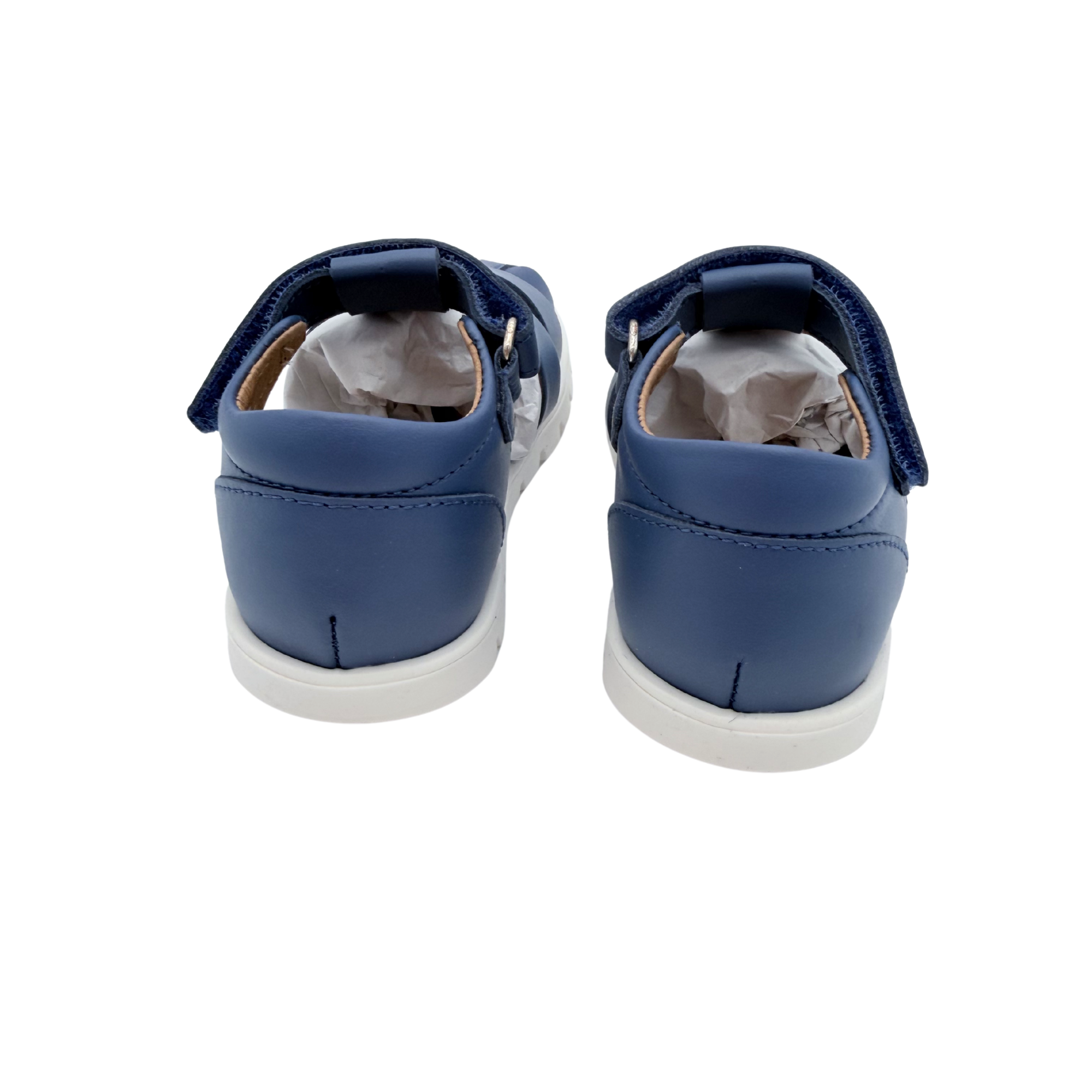 Sandales bébé bleues à brides tressées — 23