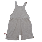 Salopette short beige chiné — 12-18 mois