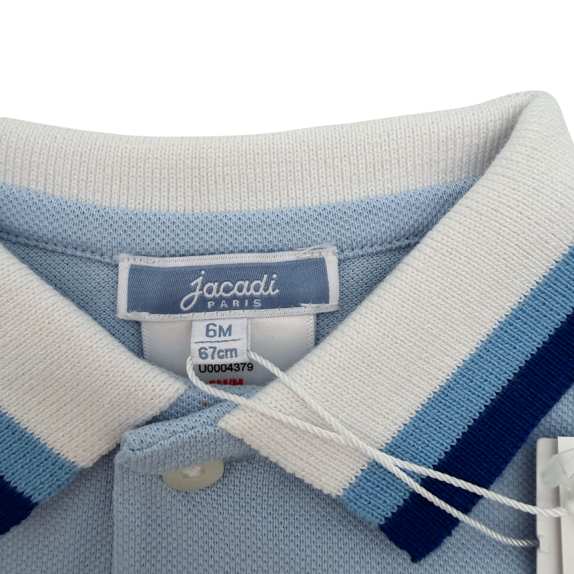 Combishort polo - 6 mois