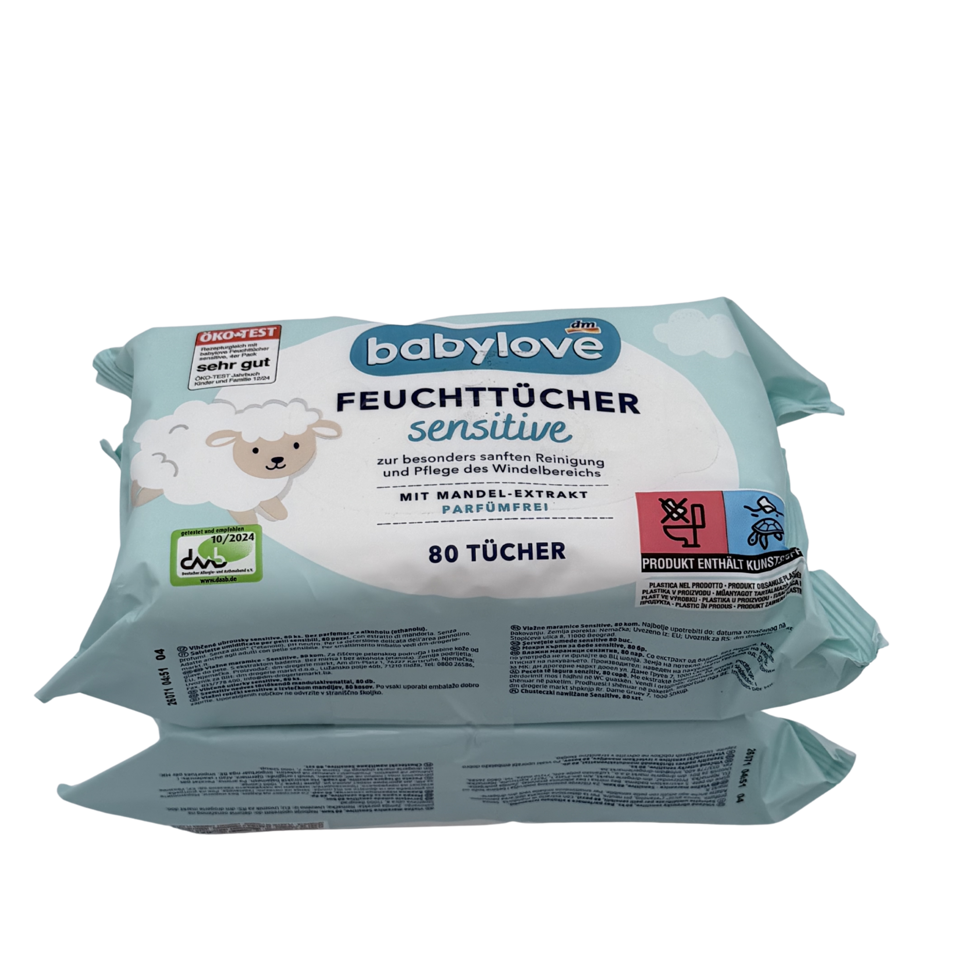 Lingettes sensitive — x160