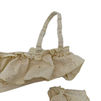Maillot de bain 2 pièces broderie anglaise — 12 mois