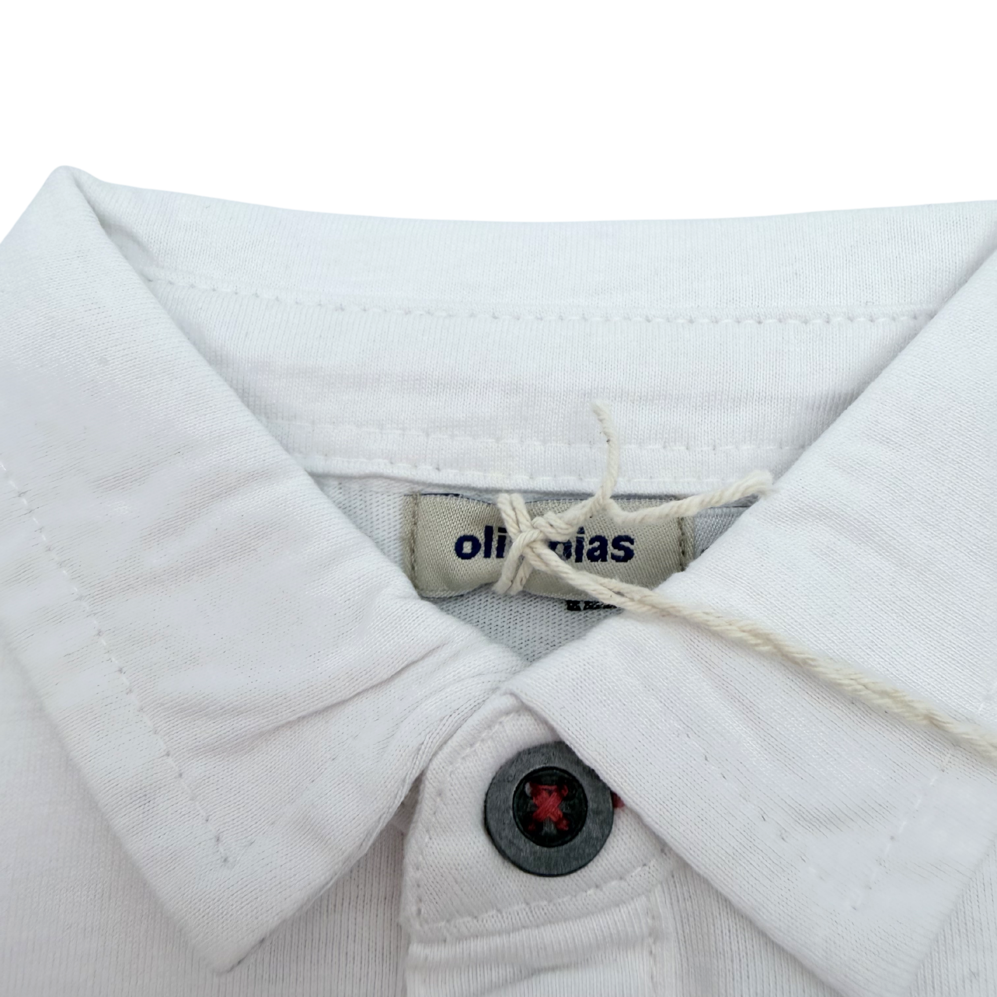 Polo blanc imprimé pirate — 6 mois