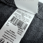 Ensemble maille côtelée anthracite bébé avec bonnet — 6 mois