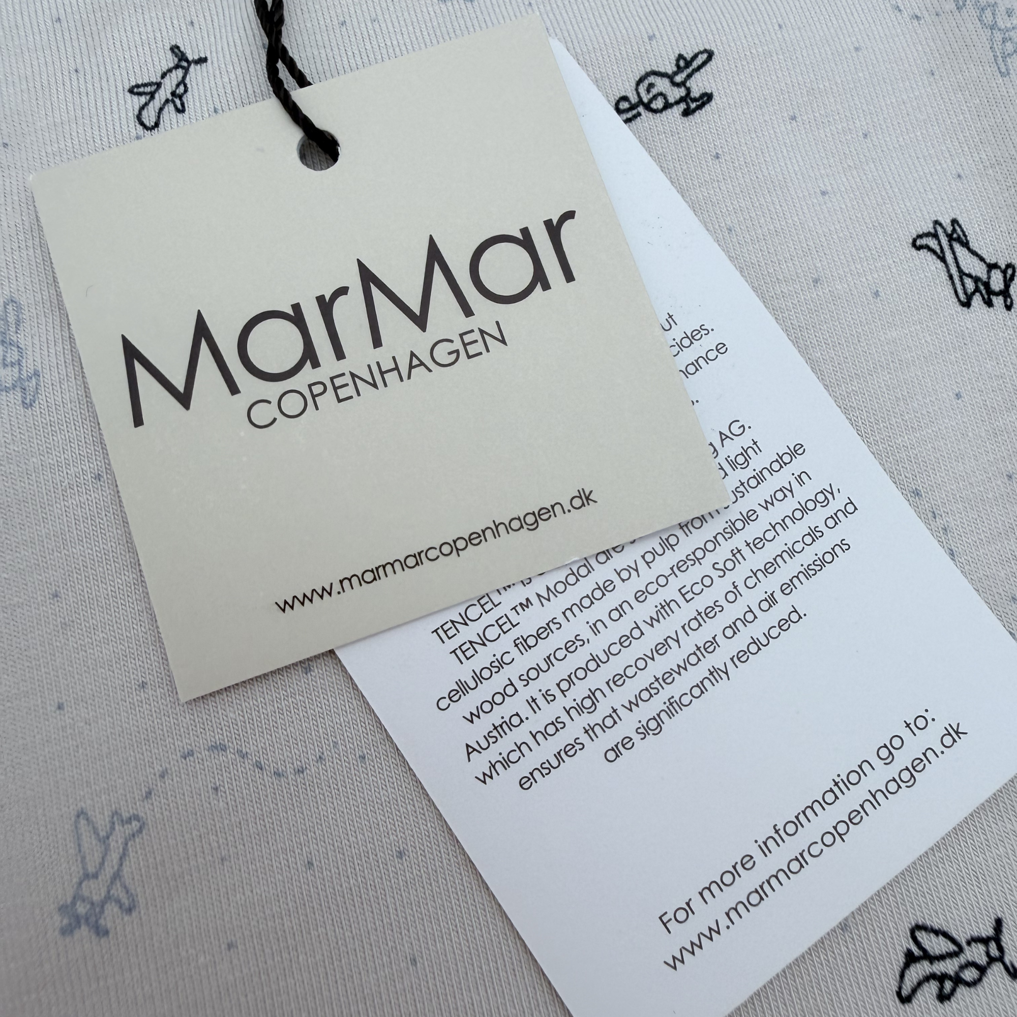 Body manches longues écru imprimé — 2 ans