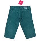 Pantalon vert canard en velours côtelé à poche cargo - 6 mois