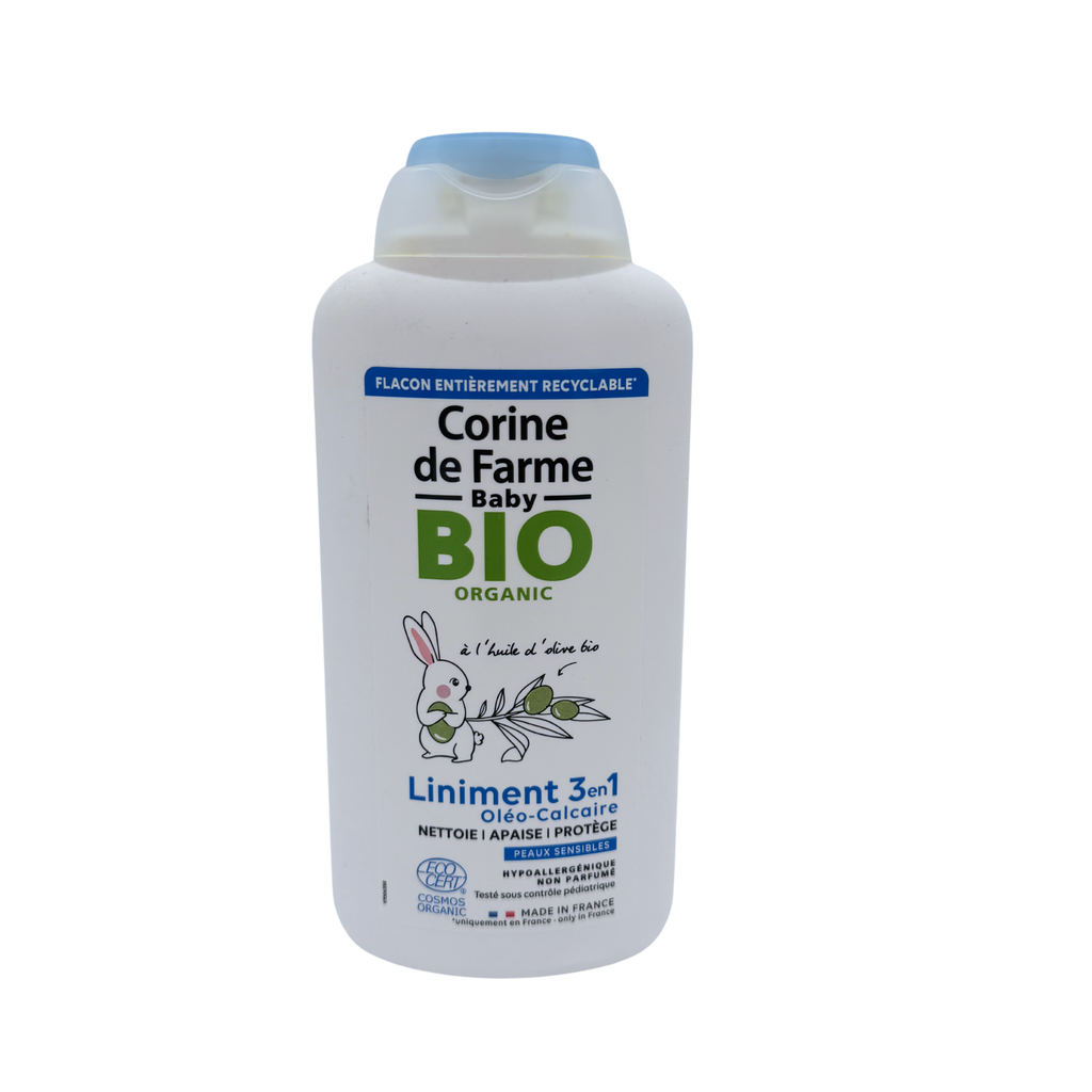 Liniment oléo-calcaire bio 3 en 1 — 500 ml