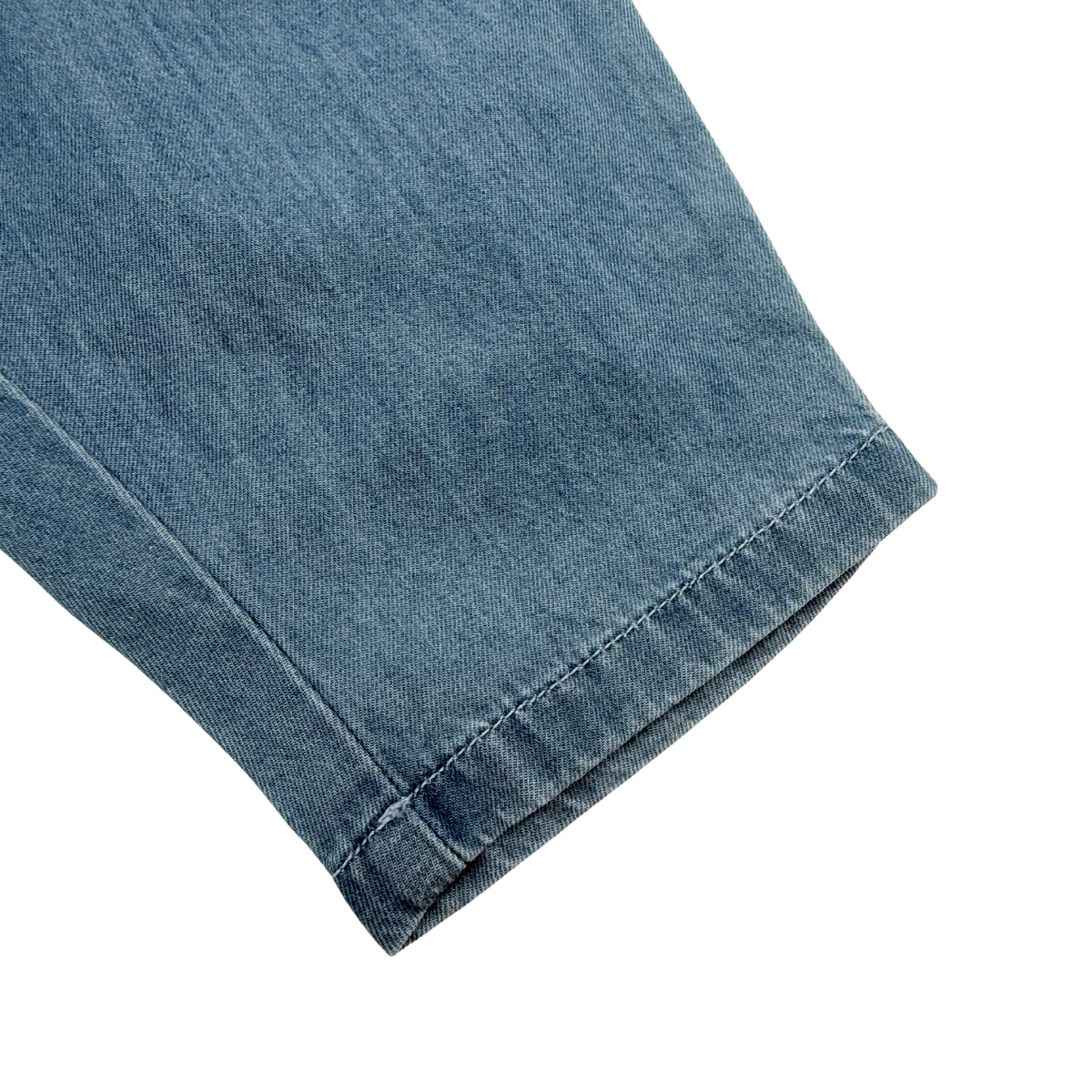 Pantalon bébé en denim léger bleu - 12 mois
