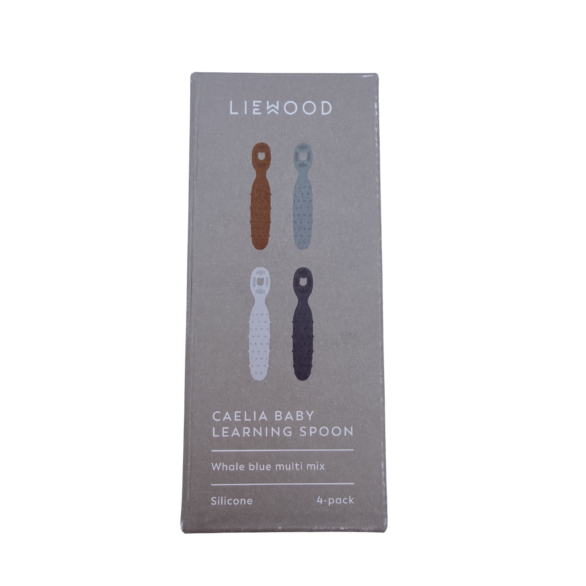 Lot de 4 cuillères d’apprentissage en silicone