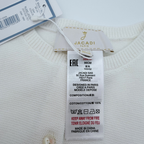 Gilet écru en maille — 36 mois