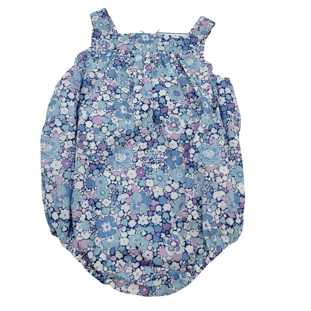 Barboteuse liberty bleue — 12 mois