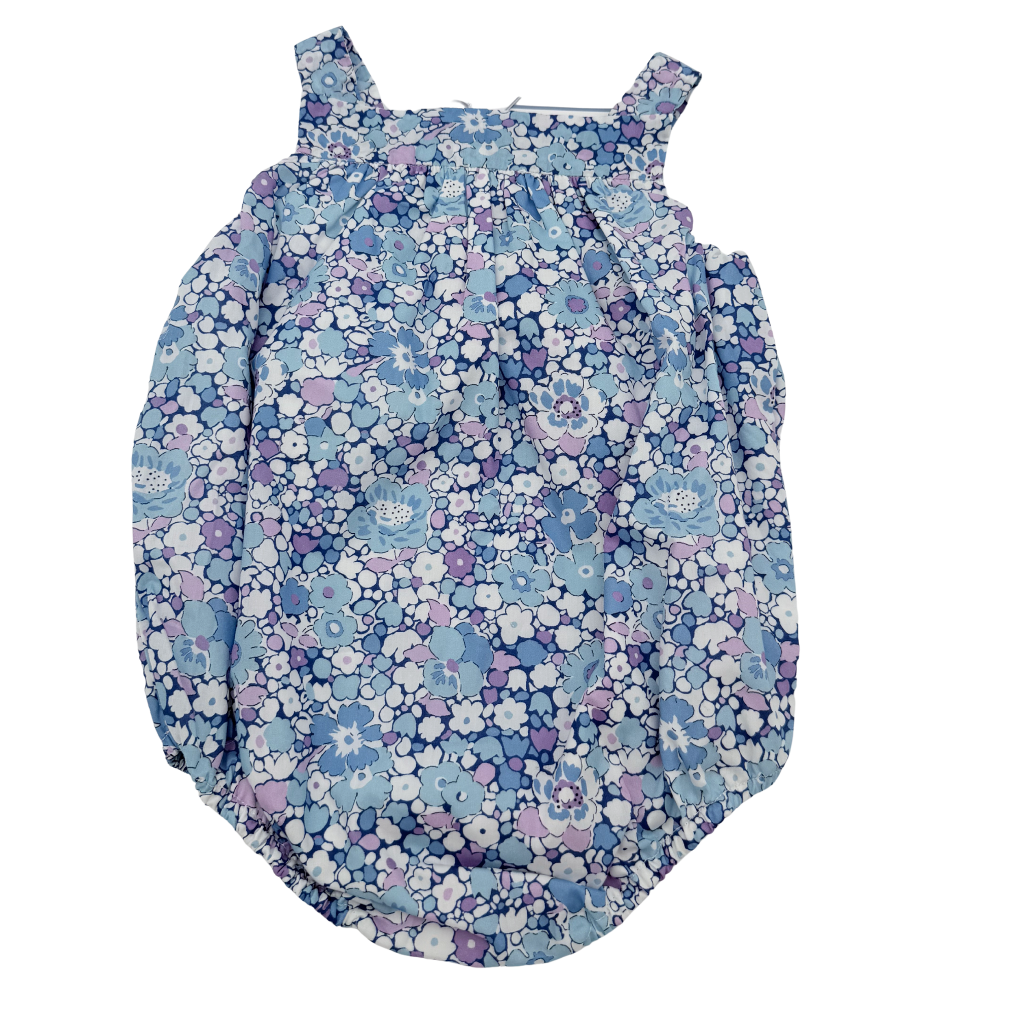 Barboteuse liberty bleue — 12 mois