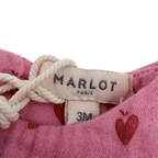 Barboteuse rose — 3 mois