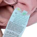 Sweat zippé bébé rose à capuche -  3 mois