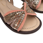 Sandales camel et rose doré — 26