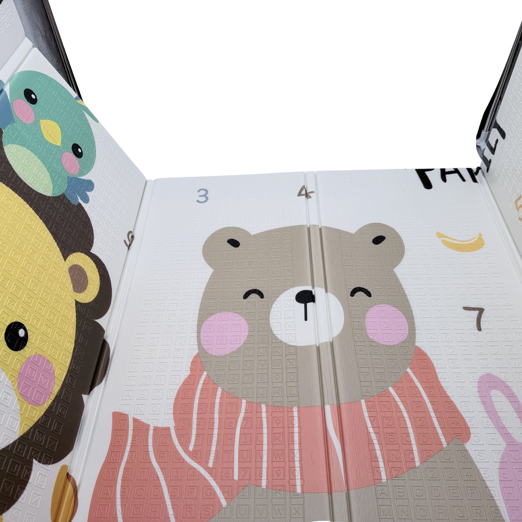 Tapis d'éveil pliable réversible 200 x 180 cm